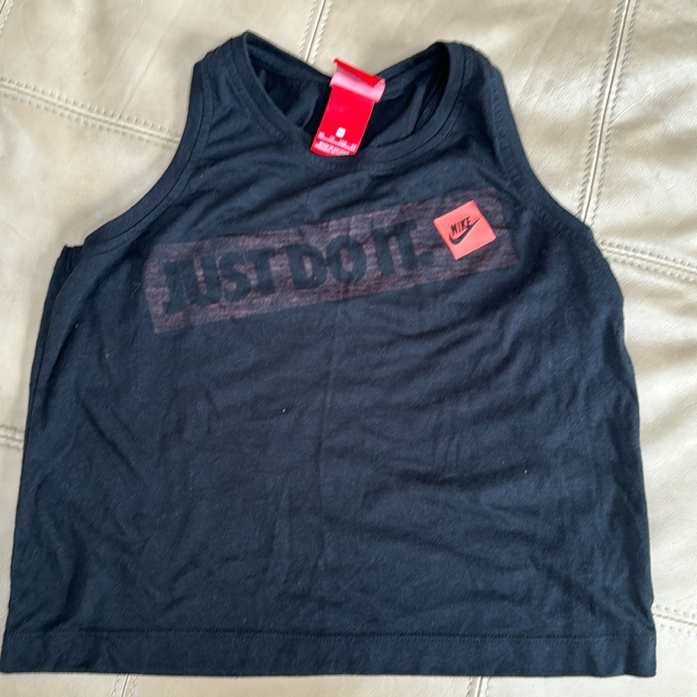 Nike tops, black, XS